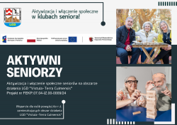 AKTYWNI SENIORZY - w pigułce o grantach na kluby seniora!